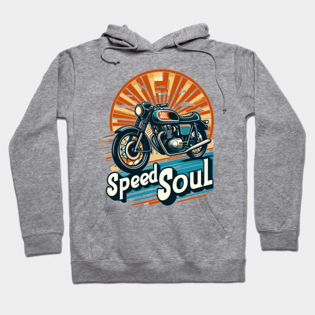 Motorcycle Hoodie by Vehicles-Art